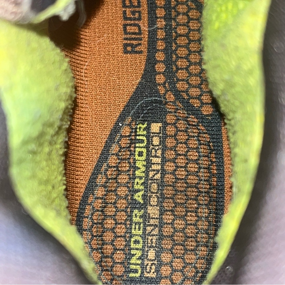 Under Armour Brown Camp Boots storm Gore-Tex Size 12 Ridge Reaper Barren Leather - Picture 11 of 11